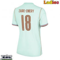 France Warren Zaire-Emery #18 Replica Away Shirt Ladies World Cup 2026 Short Sleeve